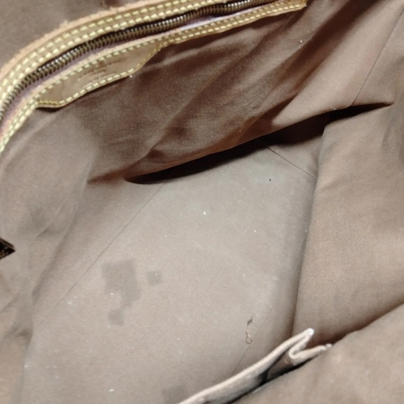 AUTHENTIC Louis Vuitton Shoulder Bag  Cabas Mezzo Brown Monogram - Picture 7 of 16